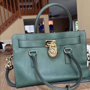 Michael Kors Green Handbag